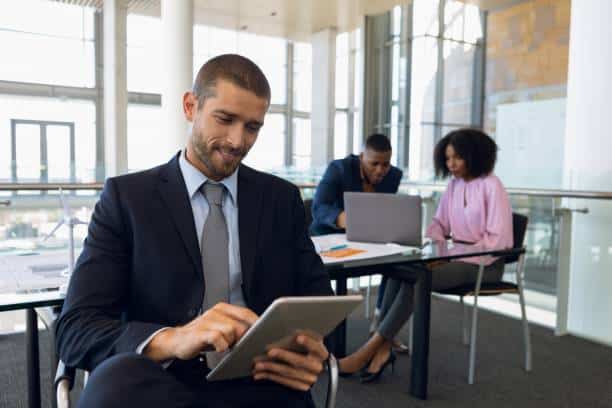 Utilisation de tablette tactile en entreprise