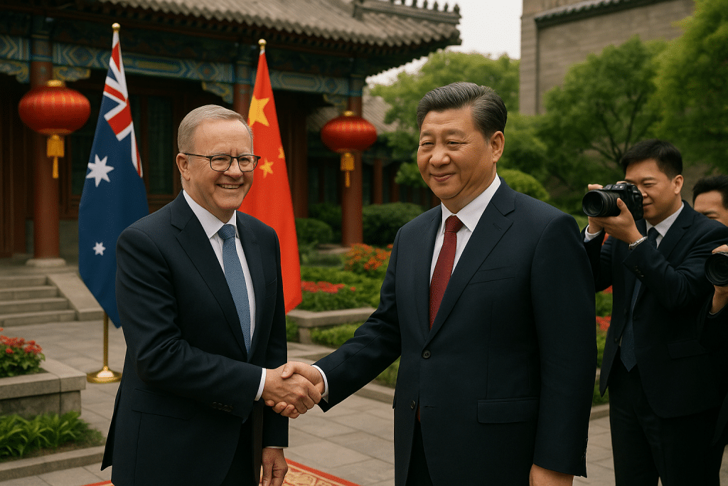 découvrez les moments clés de la visite historique du premier ministre australien en chine, un événement marquant qui renforce les relations bilatérales et explore les enjeux économiques et diplomatiques actuels entre les deux nations.