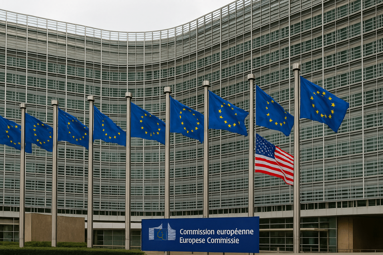 découvrez comment l'union européenne adopte une approche mesurée face aux droits de douane imposés par trump, tout en cherchant à protéger ses intérêts économiques et à maintenir des relations commerciales équilibrées.
