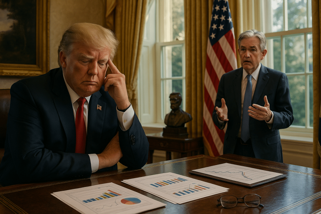découvrez les dernières nouvelles concernant donald trump et ses réflexions sur jerome powell. restez informé des enjeux financiers et politiques qui influencent la décision potentielle de trump de se séparer de powell, ainsi que son retour sur cette idée.