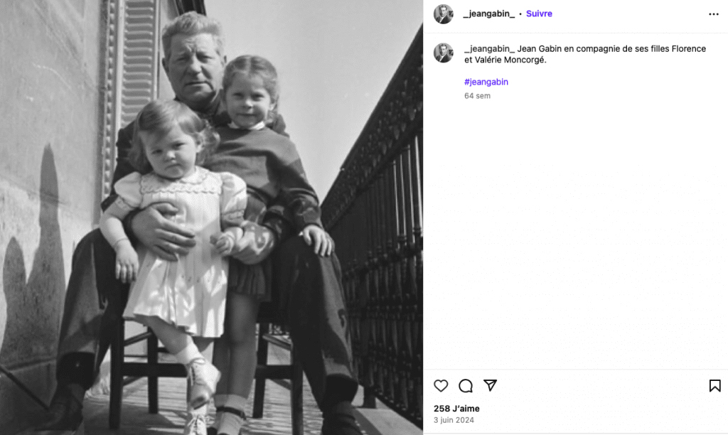 Fortune de Jean Gabin et enfants
