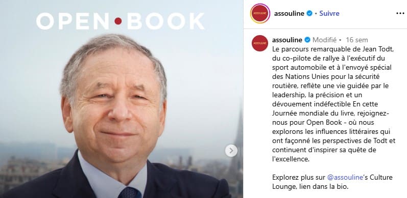 Jean Todt fortune Open Book