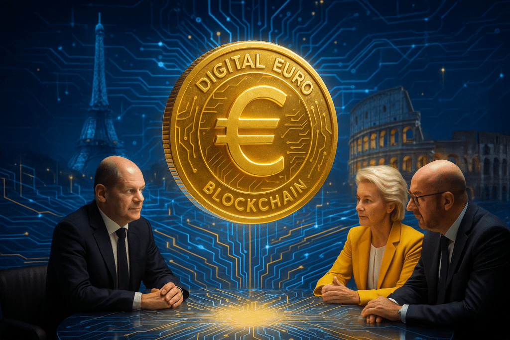 découvrez comment l’euro numérique, soutenu par la technologie blockchain, pourrait renforcer la souveraineté européenne en offrant sécurité, innovation et indépendance financière face aux acteurs mondiaux.