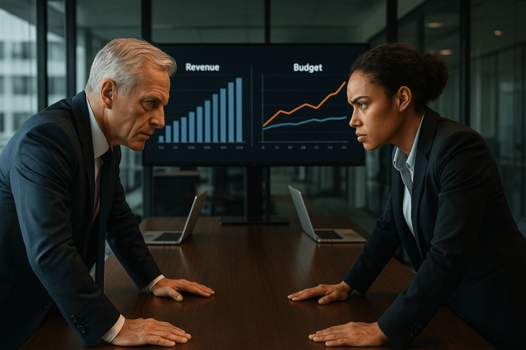découvrez le face-à-face ultime entre les budgets : quelle stratégie remportera la bataille du chiffre d'affaires ? analyse, conseils et perspectives pour booster vos performances financières.