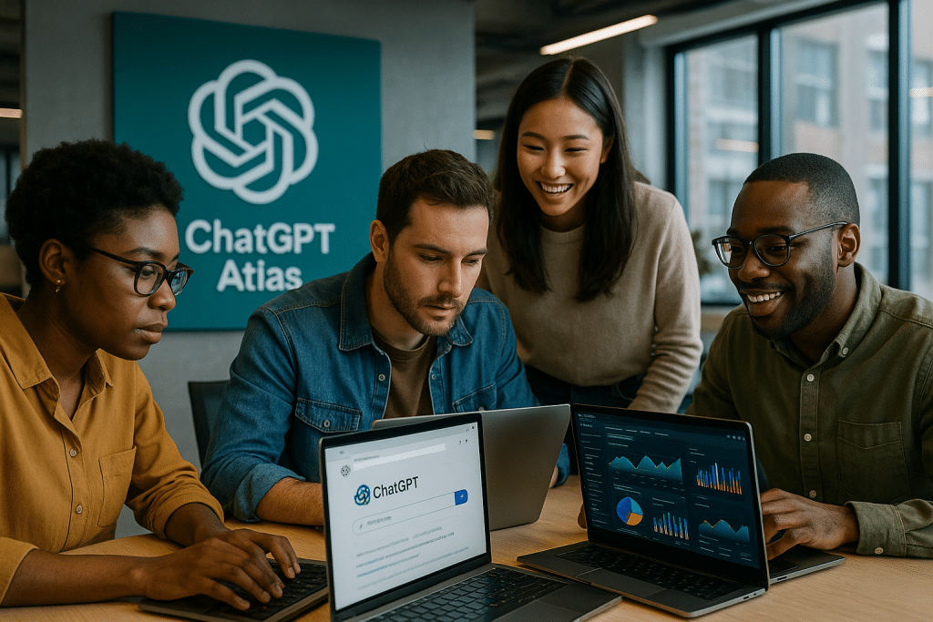 explorez chatgpt atlas, un moteur de recherche innovant qui dévoile de nouvelles fonctionnalités pour concurrencer google chrome. découvrez comment cette technologie ambitieuse réinvente la recherche en ligne.