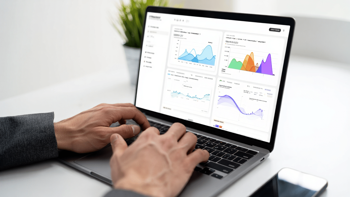 Gojiberry avis : outil de prospection IA affichant des analytics de leads sur ordinateur portable