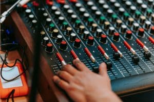 Table de mixage pour location sonorisation mariage