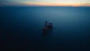 Pétrolier traversant un détroit stratégique, sur fond de détente des cours du brut