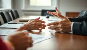 un dirigeant analyse le bilan de son entreprise avant un rendez-vous bancaire