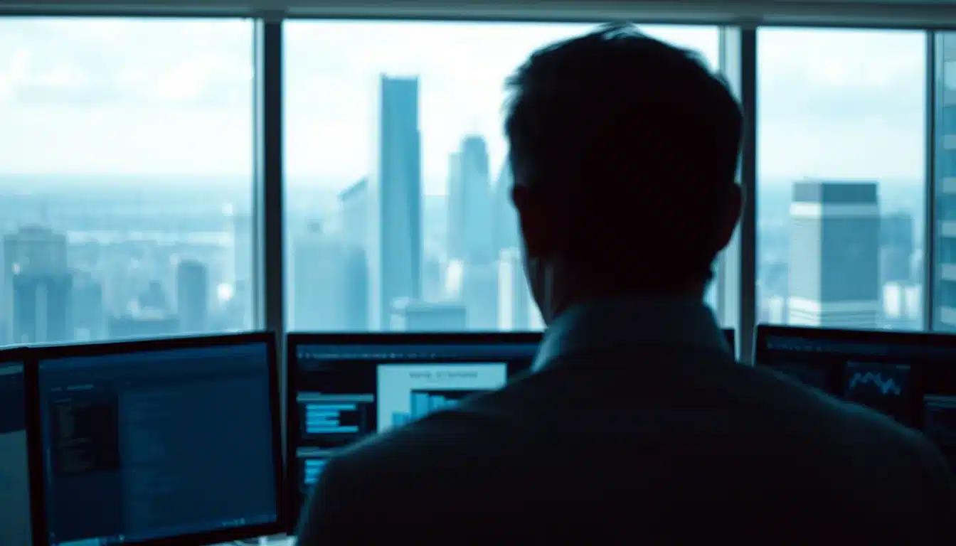 un dirigeant examine un tableau de bord de gestion sur une seule page