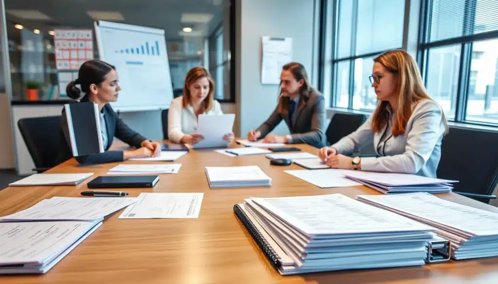Factures de formation professionnelle posées sur un bureau d’entreprise après la réforme TVA des OPCO